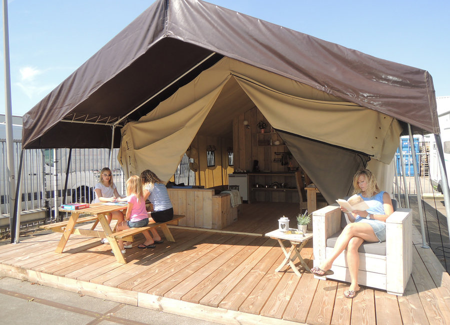 Fully equipped tent